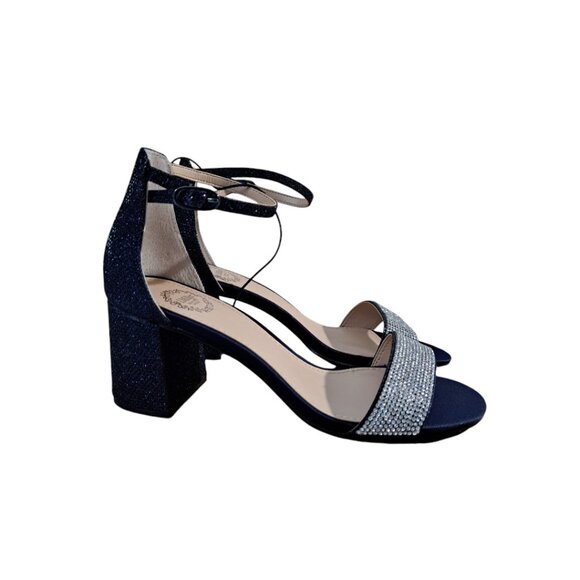 I. Miller Women's Emily Heeled Sandal Navy Size 5m - Picture 2 of 9